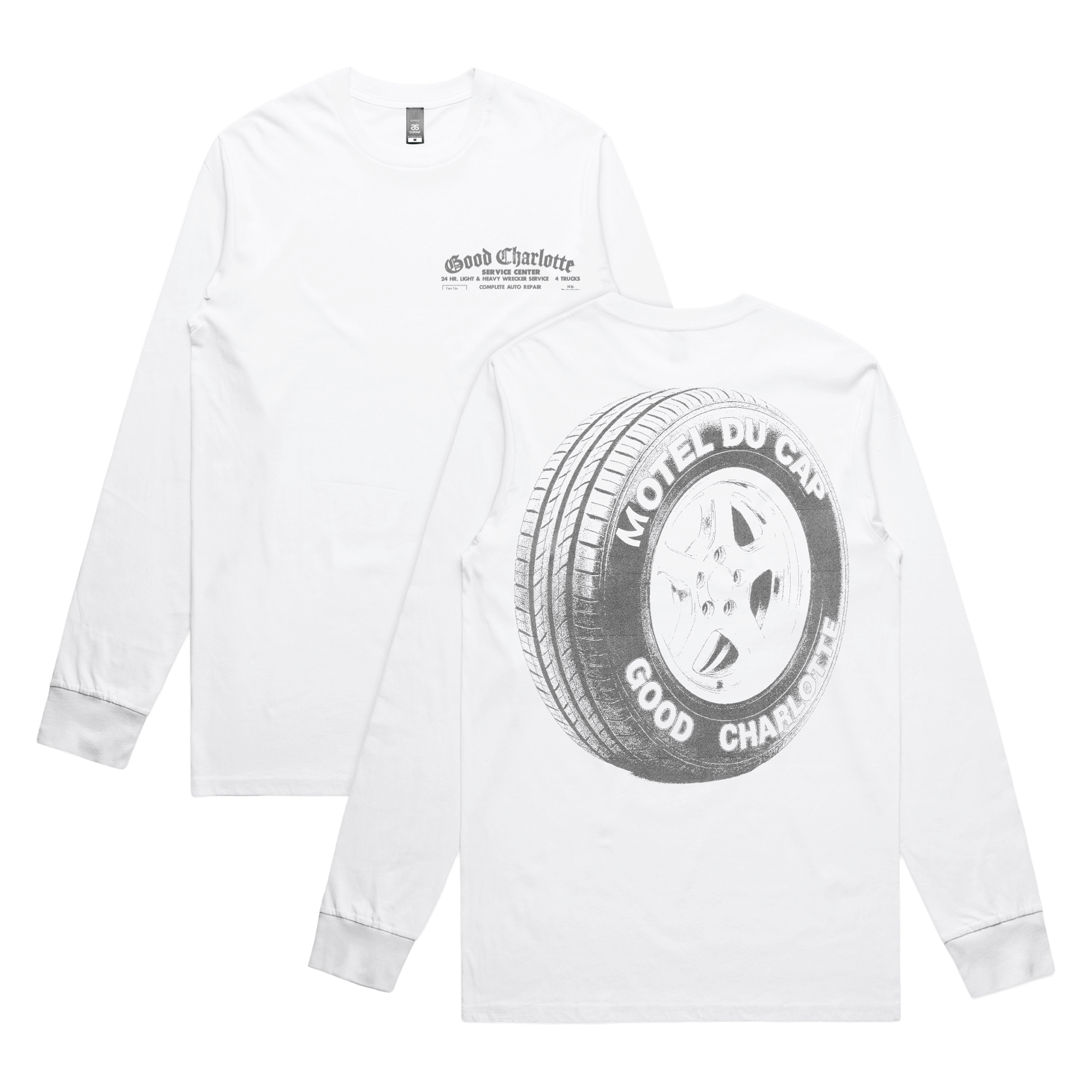 Motel Du Cap Service Center Tire Long Sleeve T-Shirt